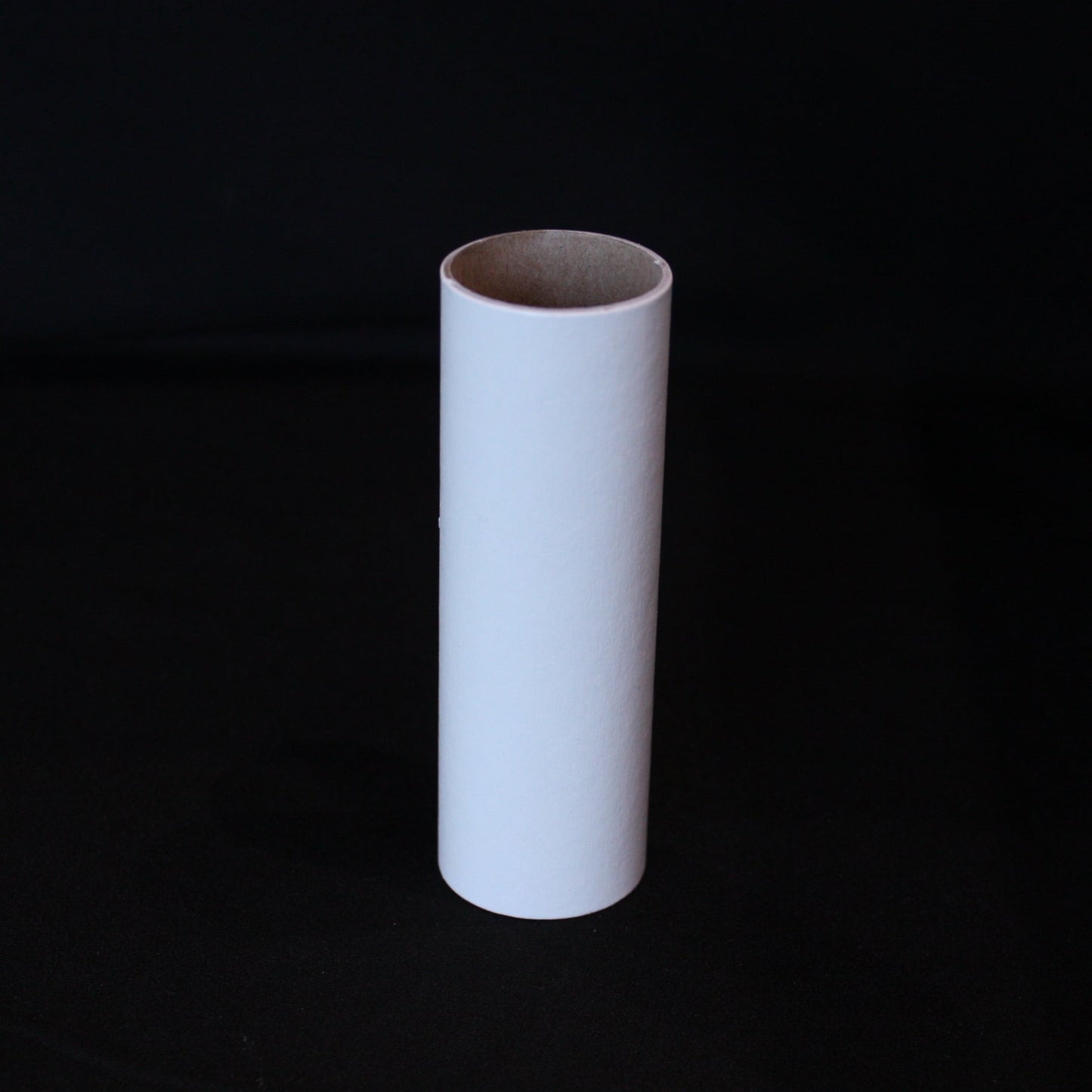 4" White Cardboard Candle Cover, Medium Base