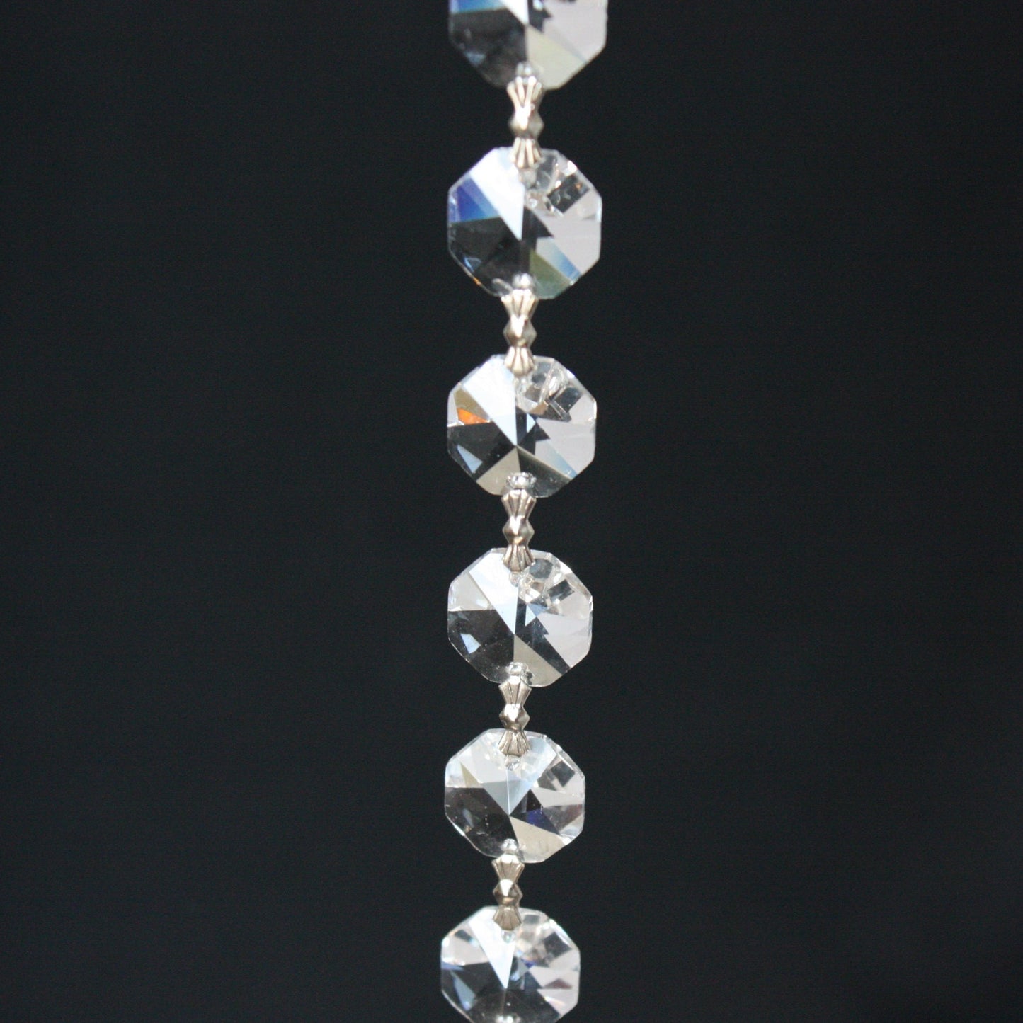 14mm Crystal Radiant Octagon Chain, 1 Meter