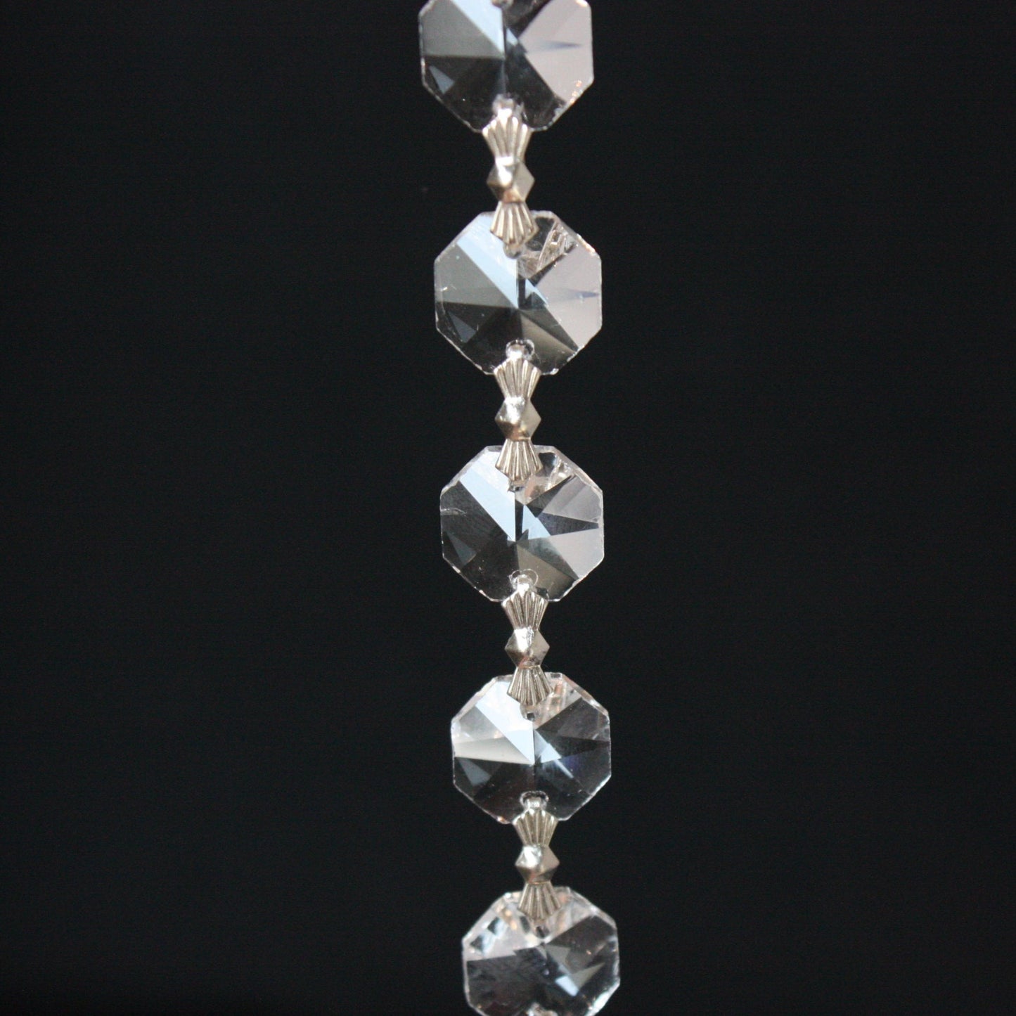 14mm Crystal Radiant Octagon Chain, 1 Meter