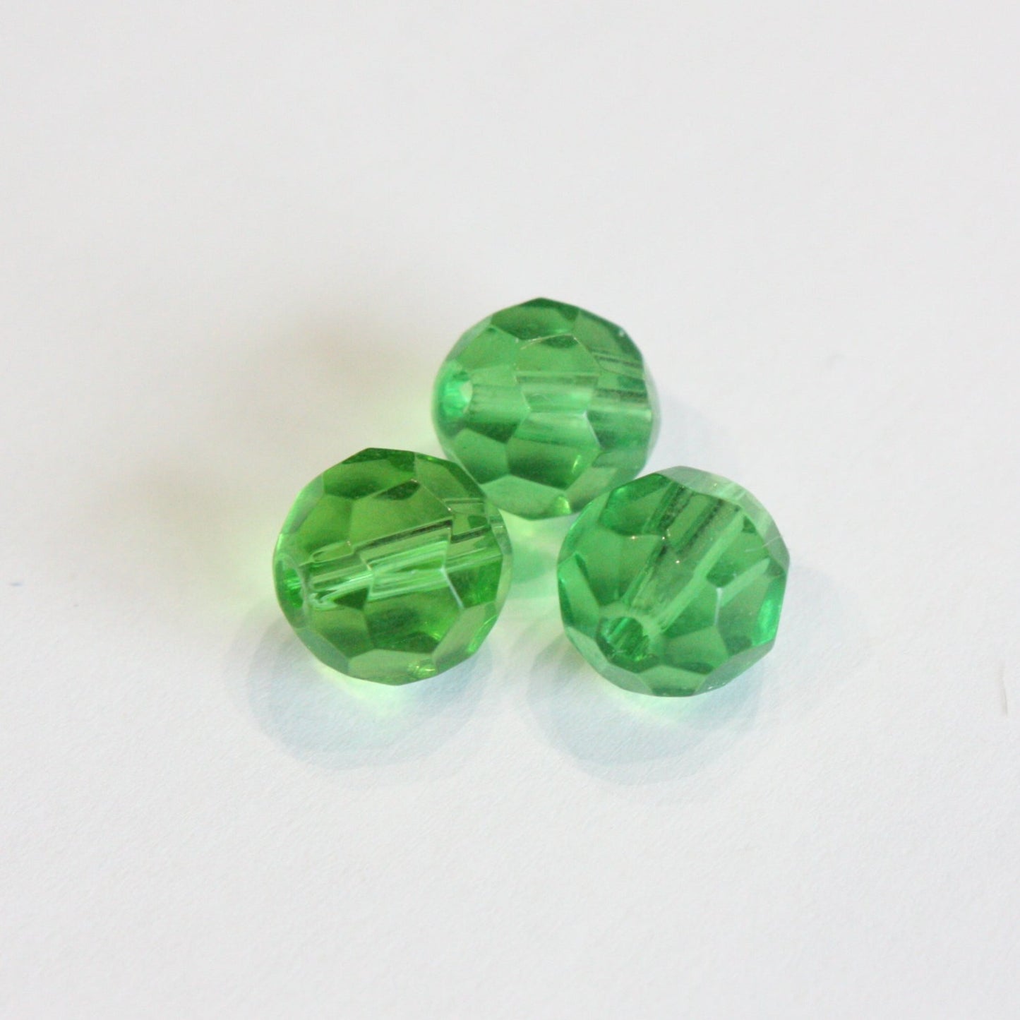 10mm Colored Faceted Round Bead (Pack of 10)