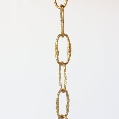 Patterned Brass Plated Spanish Iron Chain, 3 Feet