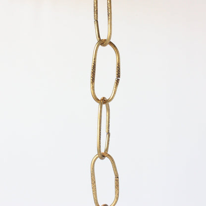 Patterned Brass Plated Spanish Iron Chain, 3 Feet