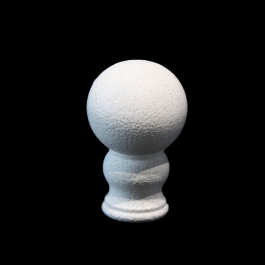 1-3/8" Ivory Metal Finial