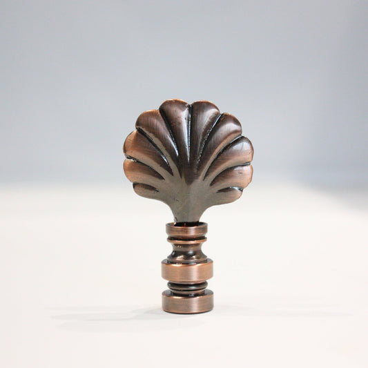 2-1/4" Antique Copper Leaf Finial