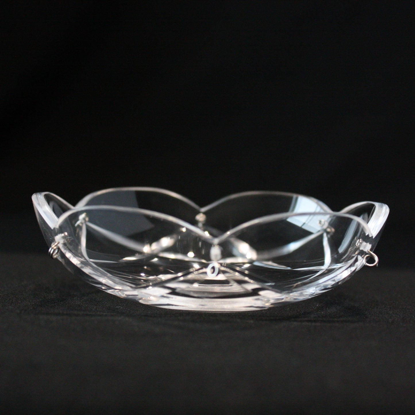 Criss-Cross Czech Crystal Bobeche