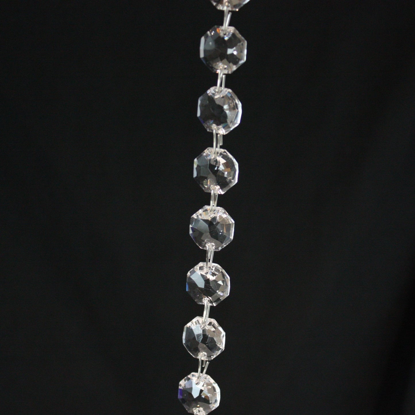 ASFOUR® Crystal<br>26" 14mm Clear Octagon Chain