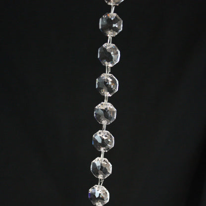 ASFOUR® Crystal<br>26" 14mm Clear Octagon Chain