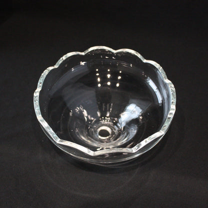 5-3/4" Czech Crystal Plain Body Dish, No Pin