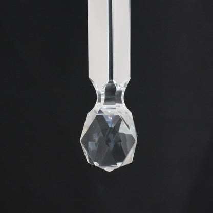 8" Czech Faceted Ball Drop