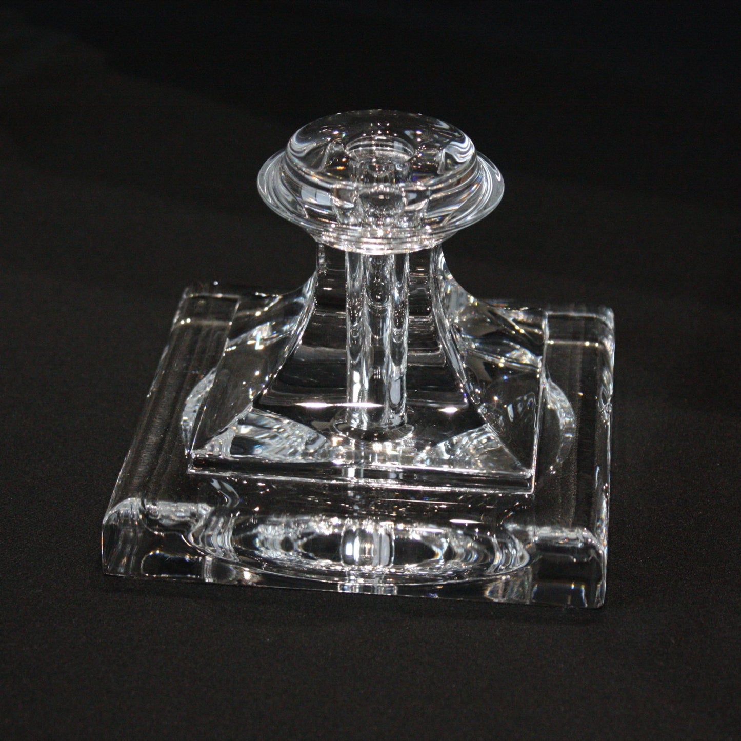 Pressed Czech Crystal 115mm x 85mm Lamp Base/Column