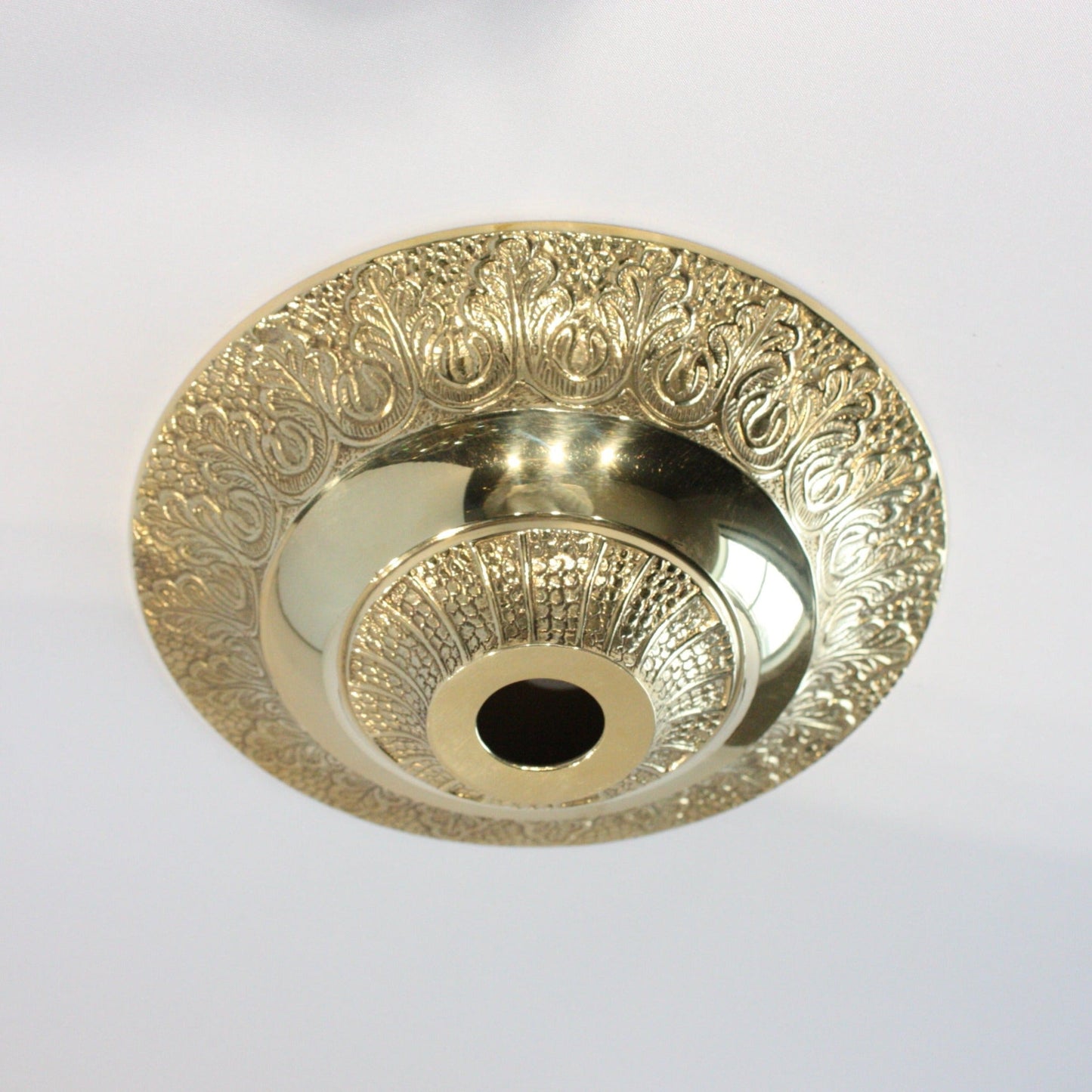 7" Cast Brass Canopy (1" center hole)