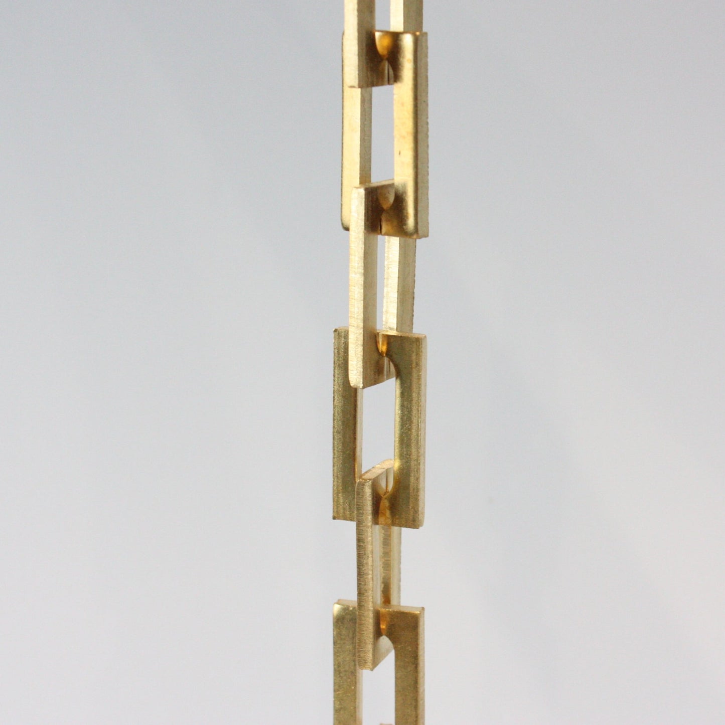 Solid Brass Rectangular Link Chain (3 foot)