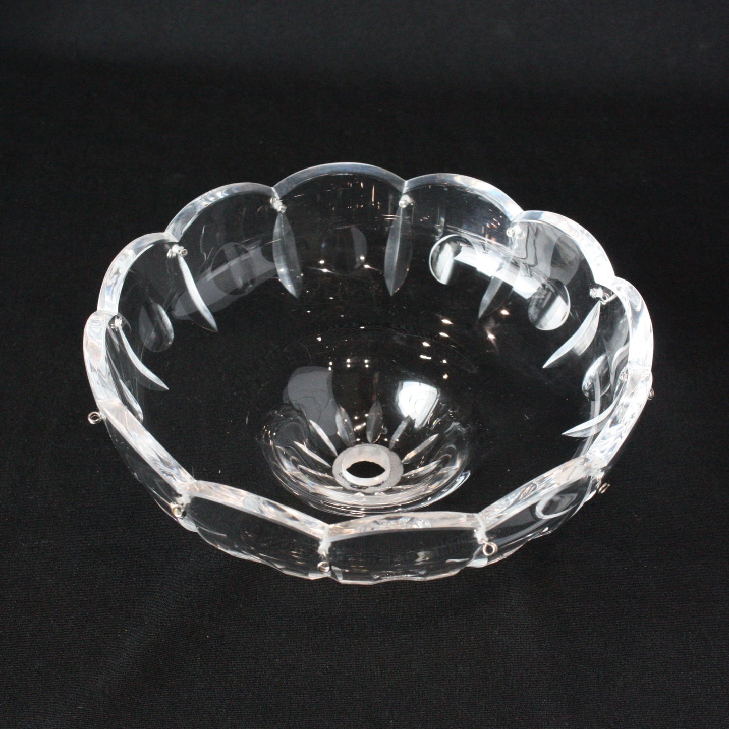 Olive & Mitre Cut Czech Crystal Body Dish