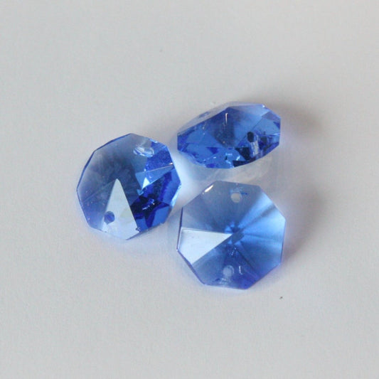 14mm Colored Radiant 2-Hole Octagon