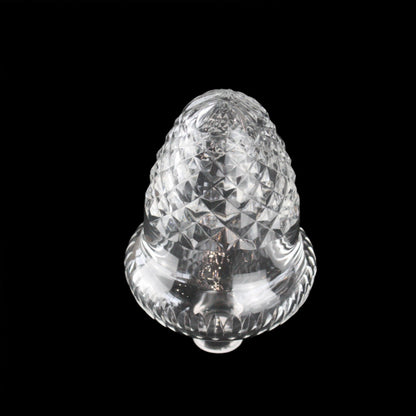 6" Czech Crystal Acorn Finial/Center Part