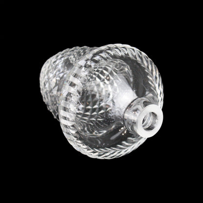 6" Czech Crystal Acorn Finial/Center Part