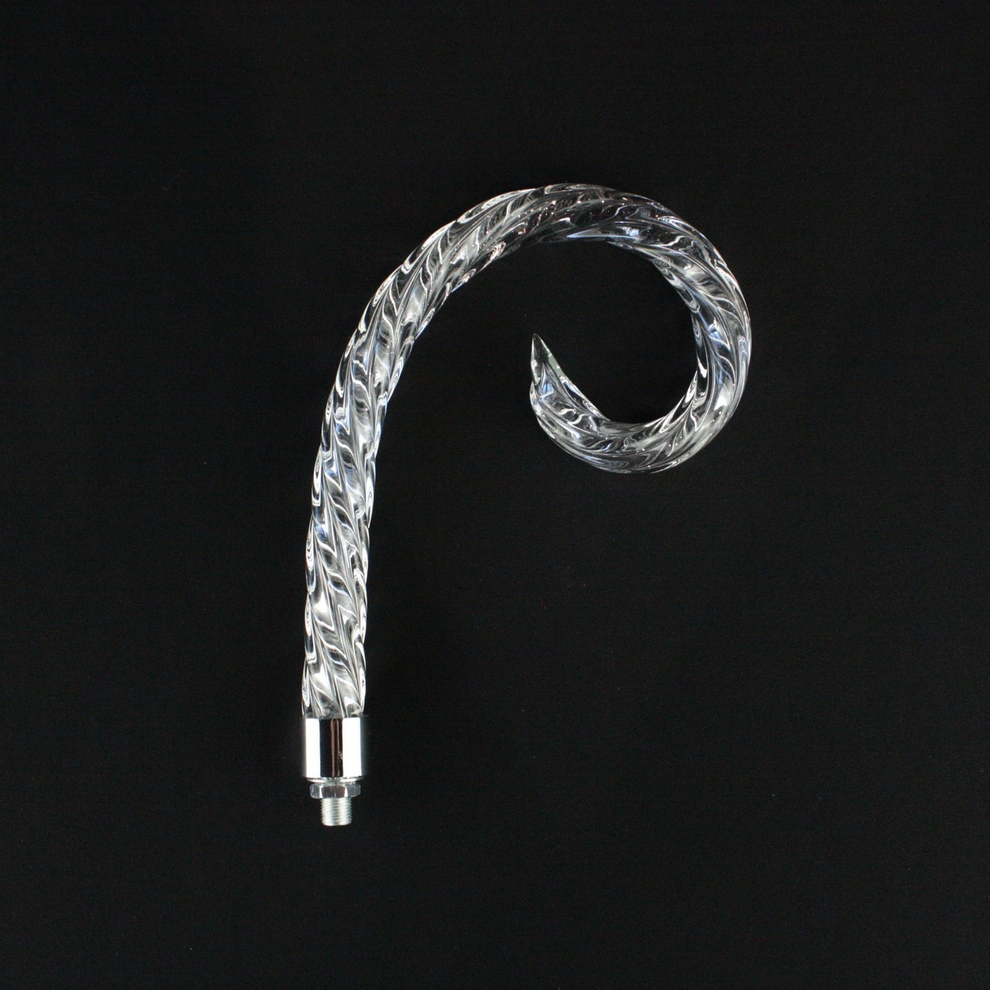 Rope Scroll, Chrome Ferrule