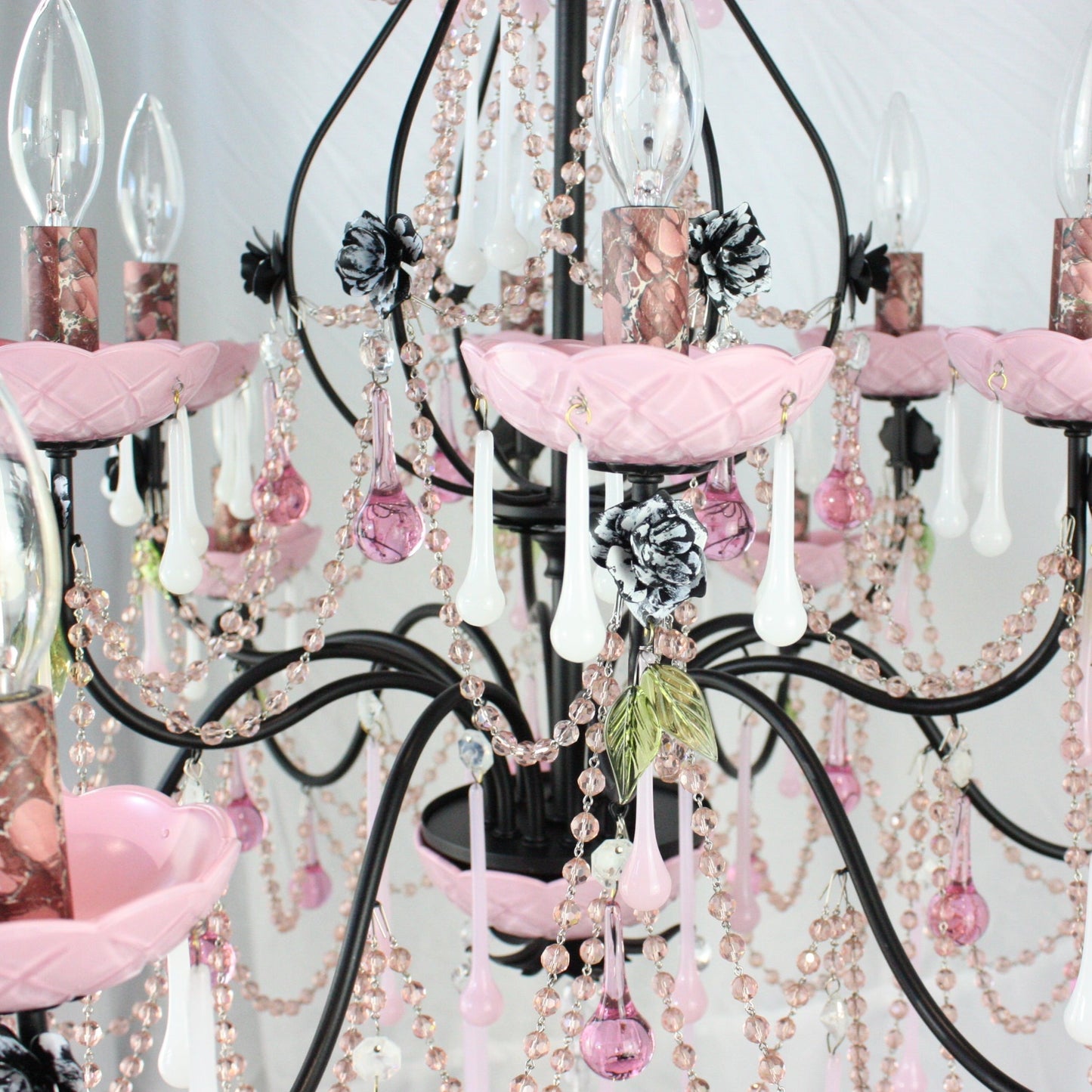 The Rose 6 + 6 Light Chandelier by Schonbek®