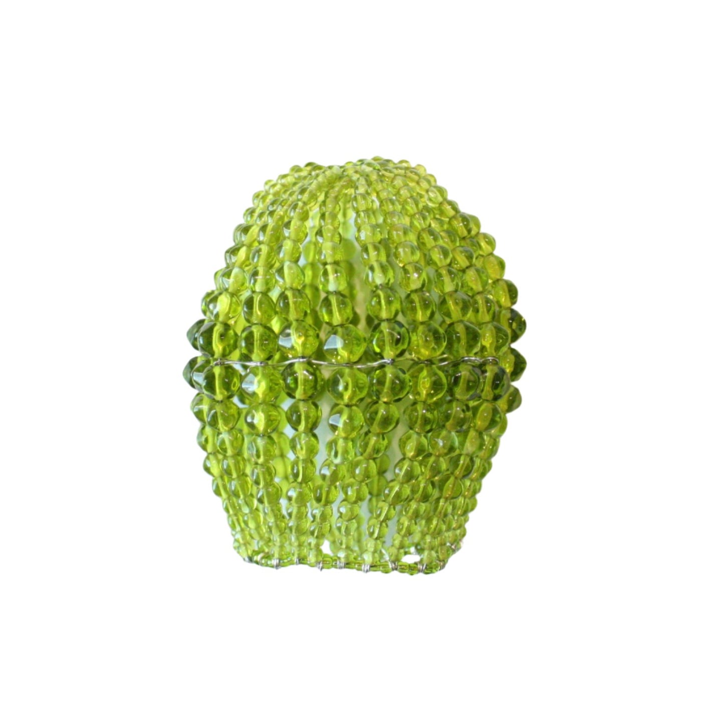 Colored Beaded Bulb Cover, Large