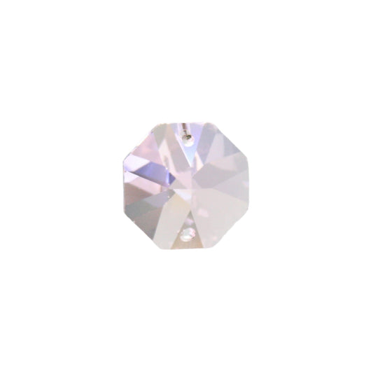 SWAROVSKI® STRASS<br>16mm 2-Hole Rosaline Lily Octagon (No Logo)