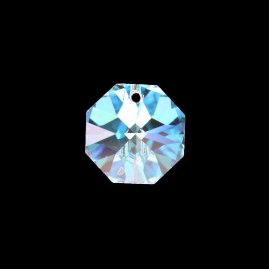 SWAROVSKI STRASS®<br>14mm AB 1-Hole Octagon (Old Cut)