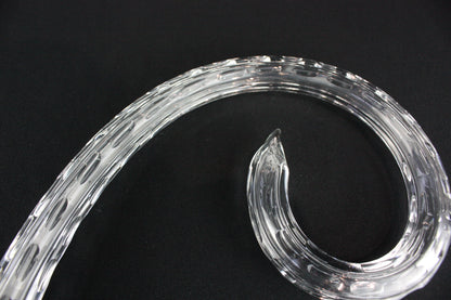 8" Cut Scroll, Chrome Ferrule