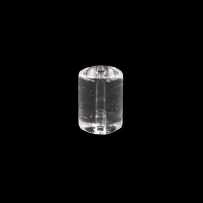 Clear Barrel Bead