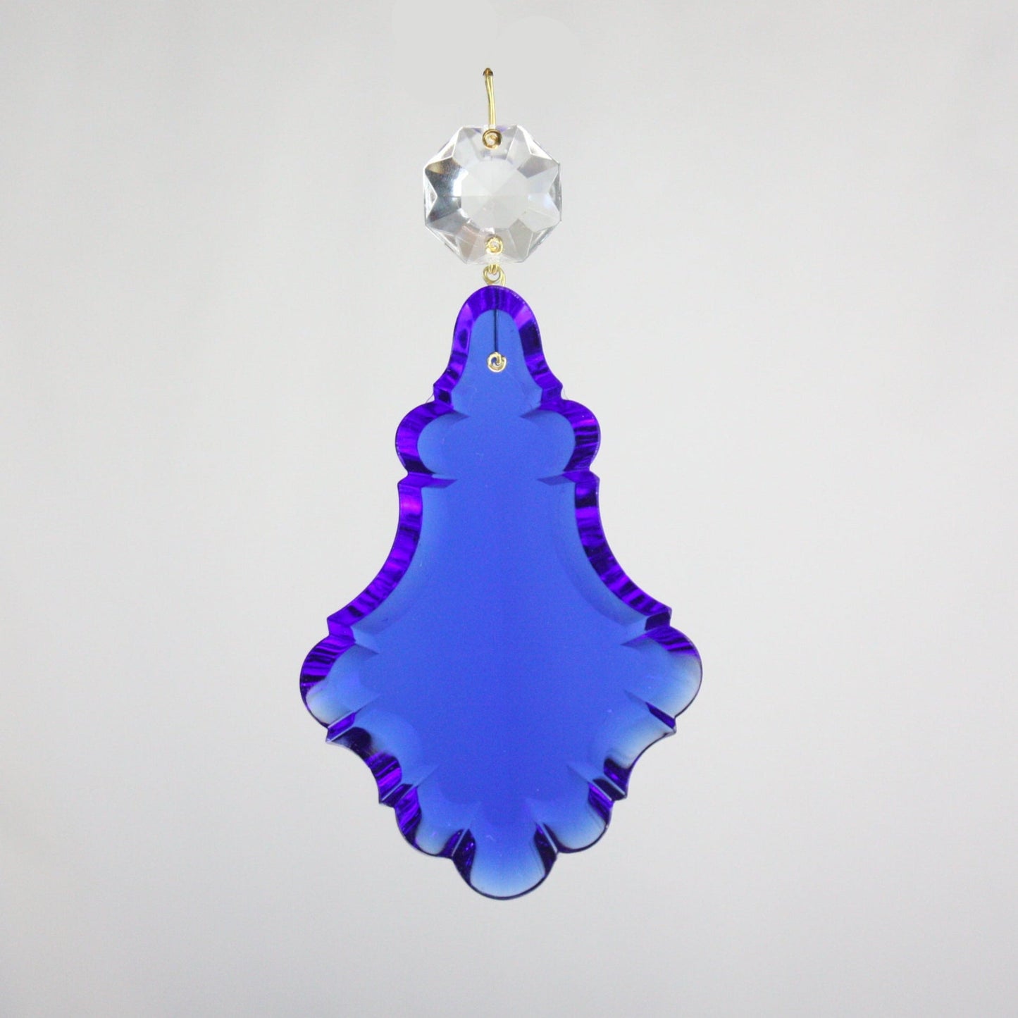 4" Colored Czech Crystal Pendalogue