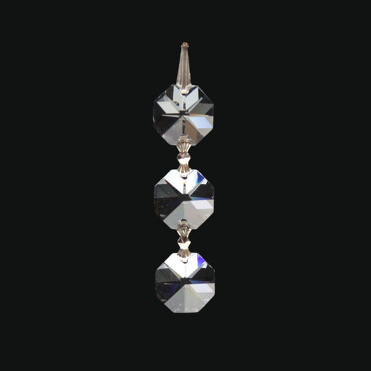 SWAROVSKI® STRASS<br>3-Bead 14mm Octagon Chain (No Logo)