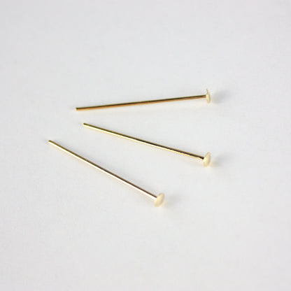 Gold Headed Pins (100/pack)