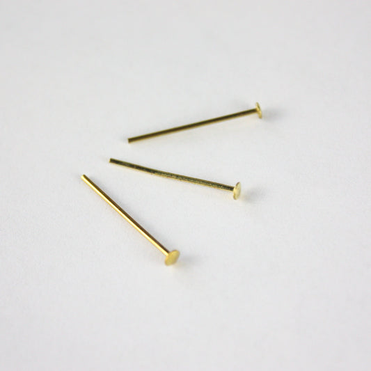 Gold Headed Pins (100/pack)