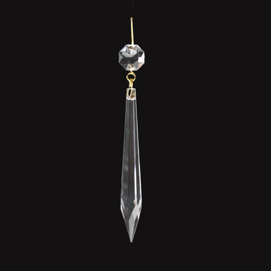 Crystal U-Drop Prism w/ Top Bead
