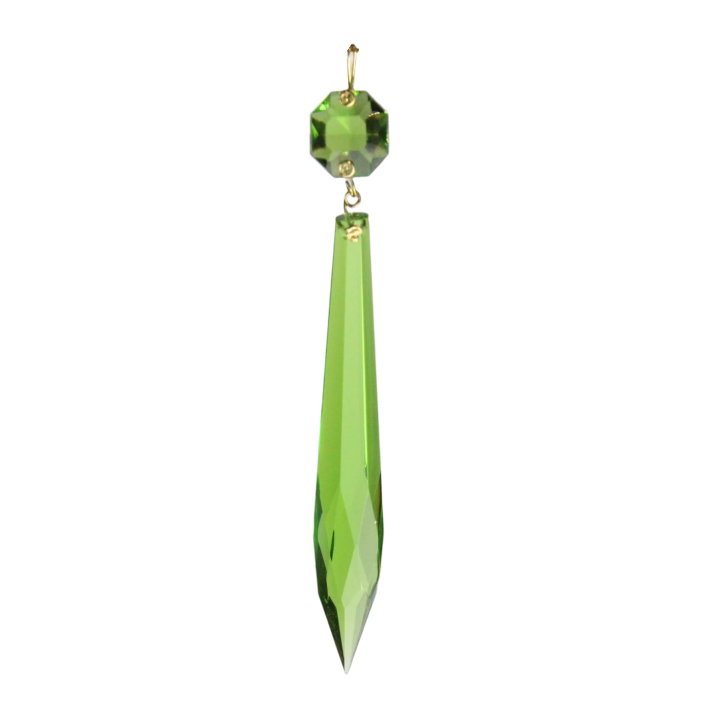 Czech 3" Colored U-Drop w/ 14mm Top Bead