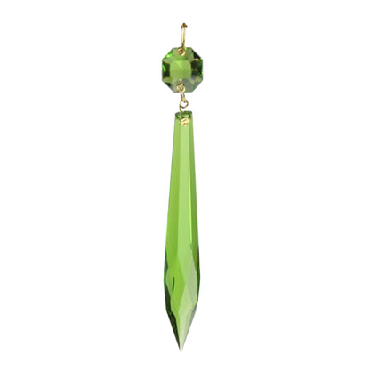Czech 4" Colored U-Drop w/ 14mm Top Bead