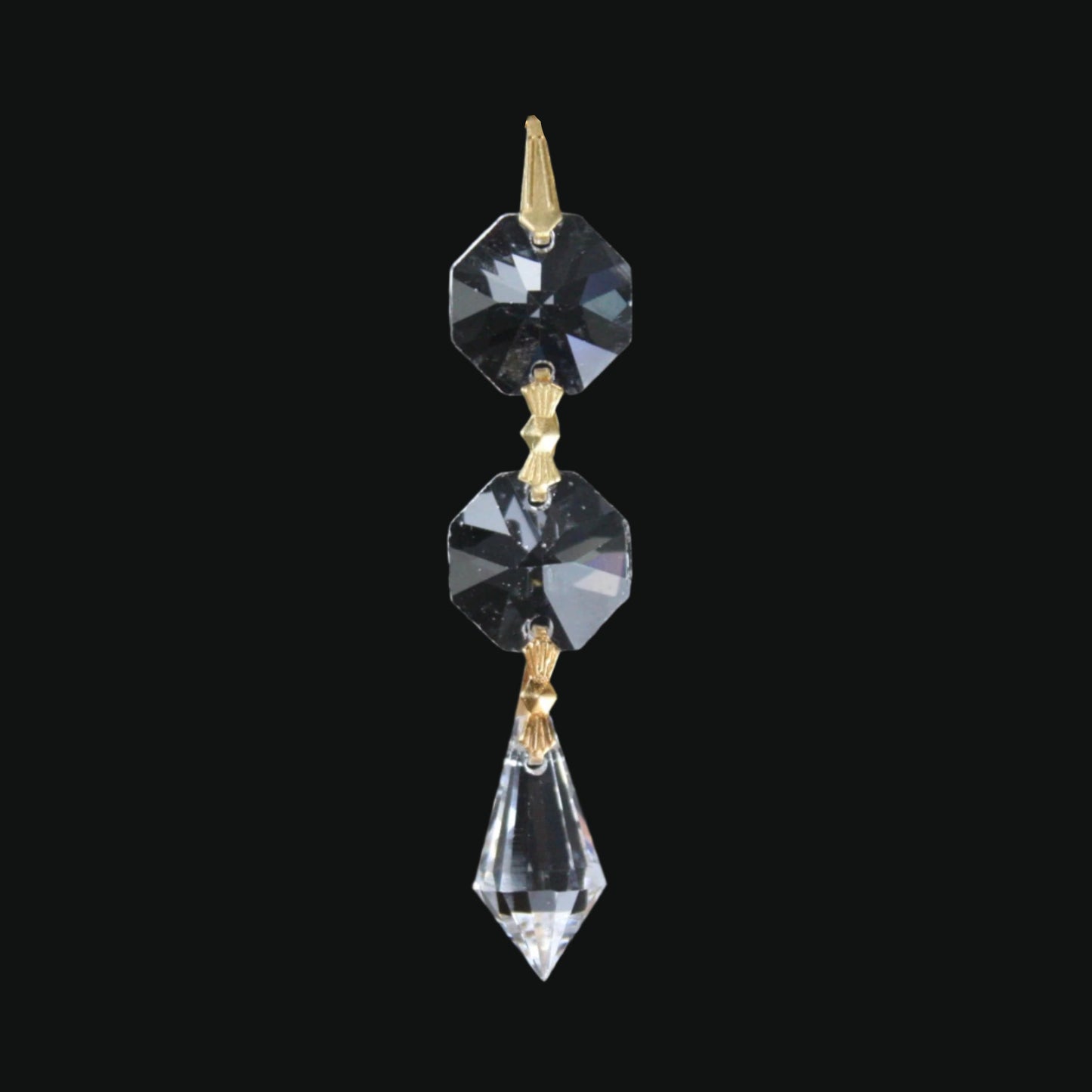 ASFOUR® Crystal<br>14mm Clear Bead Octagon Chain w/ Drop (Blemished)