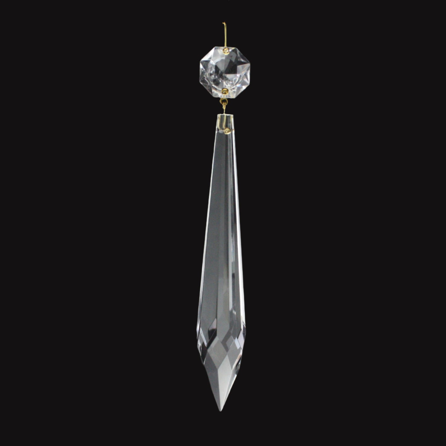 Crystal U-Drop w/ Top Bead