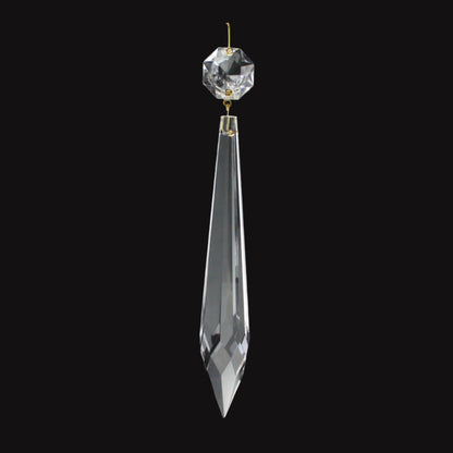 Crystal U-Drop w/ Top Bead