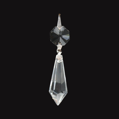 1-1/2" Crystal Plug Drop w/ Top Bead