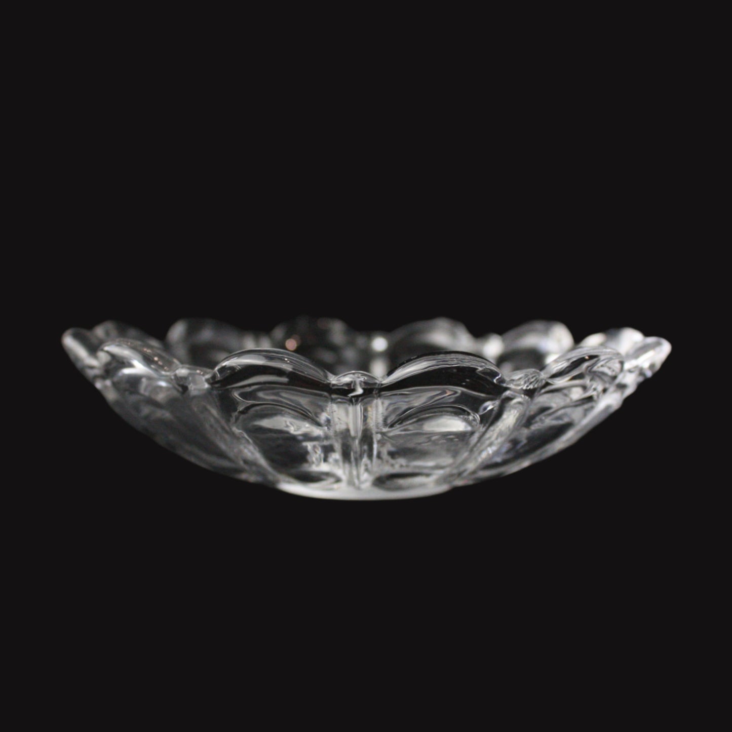 Pressed 4-3/8" Crystal Bobeche