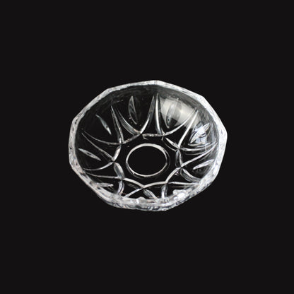 Pressed 4" Crystal Bobeche