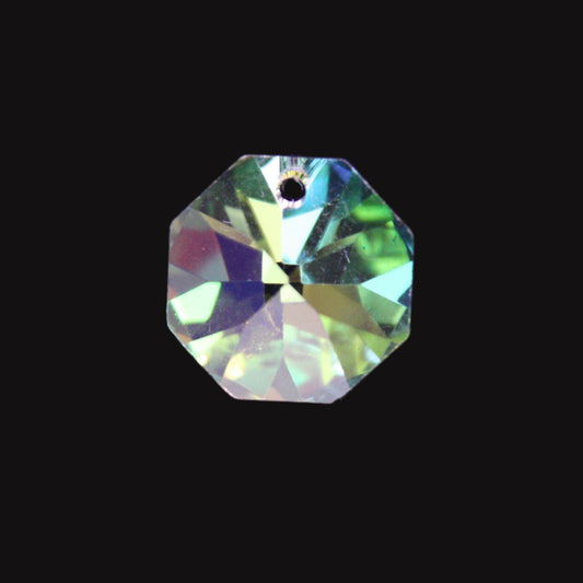 ASFOUR® Crystal<br>14mm AB 1-Hole Octagon