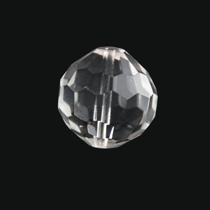 Clear Faceted Round Bead (Blemished)