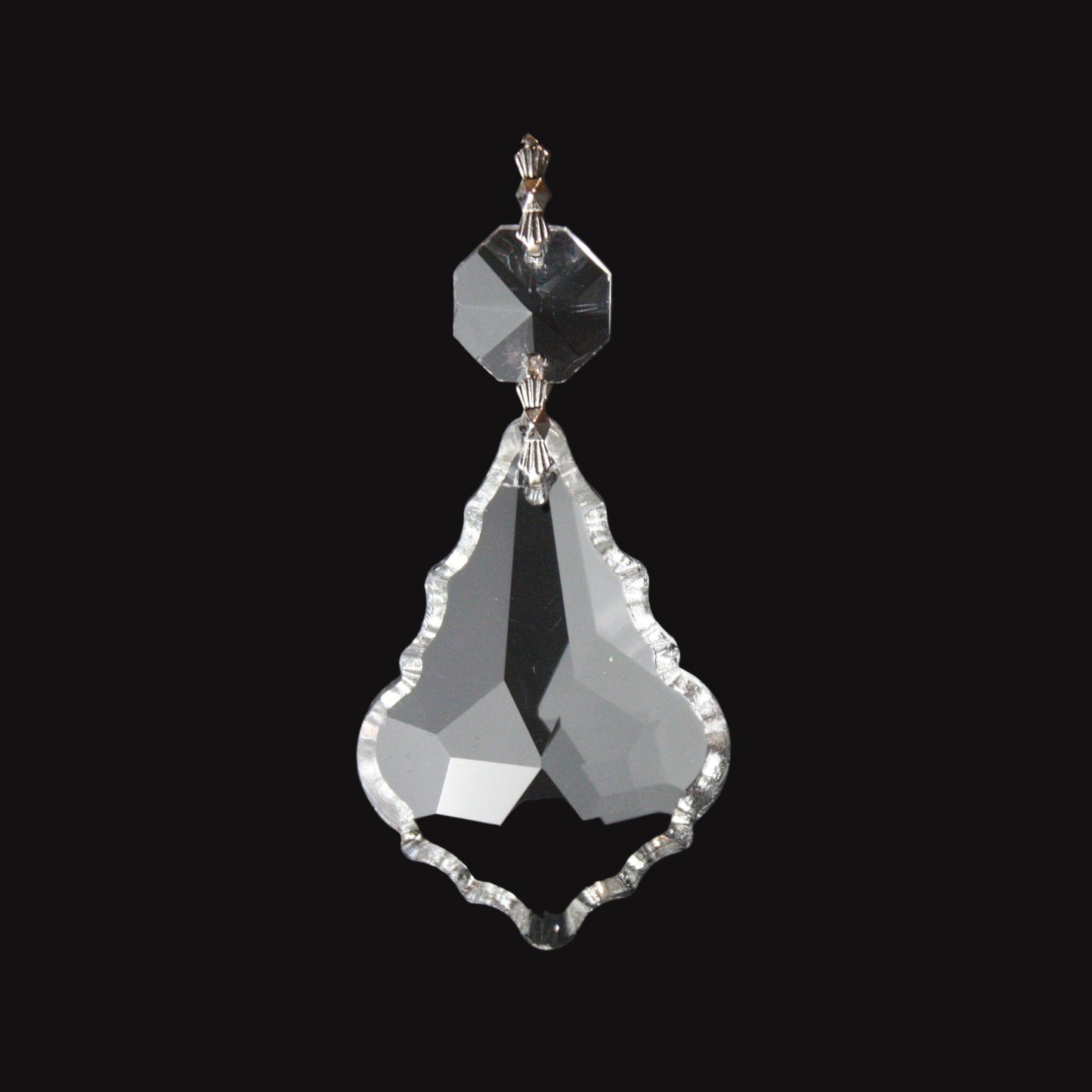 Clear Traditional Pendalogue w/ Top Bead (Various Styles)