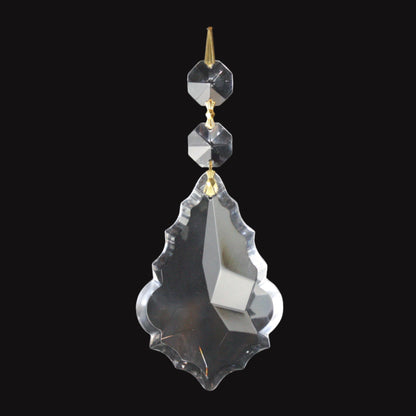 Clear Traditional Pendalogue w/ Top Bead (Various Styles)