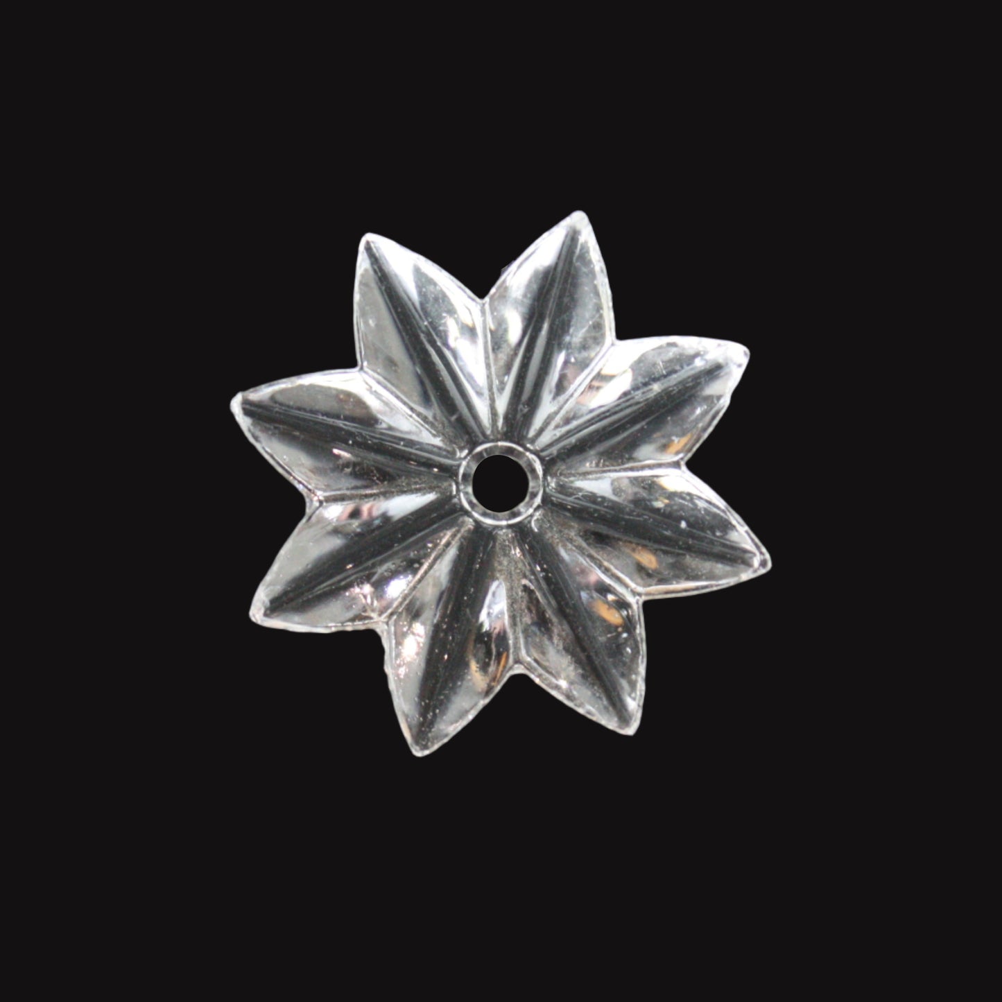 Crystal 8-Point Star w/ Center Hole