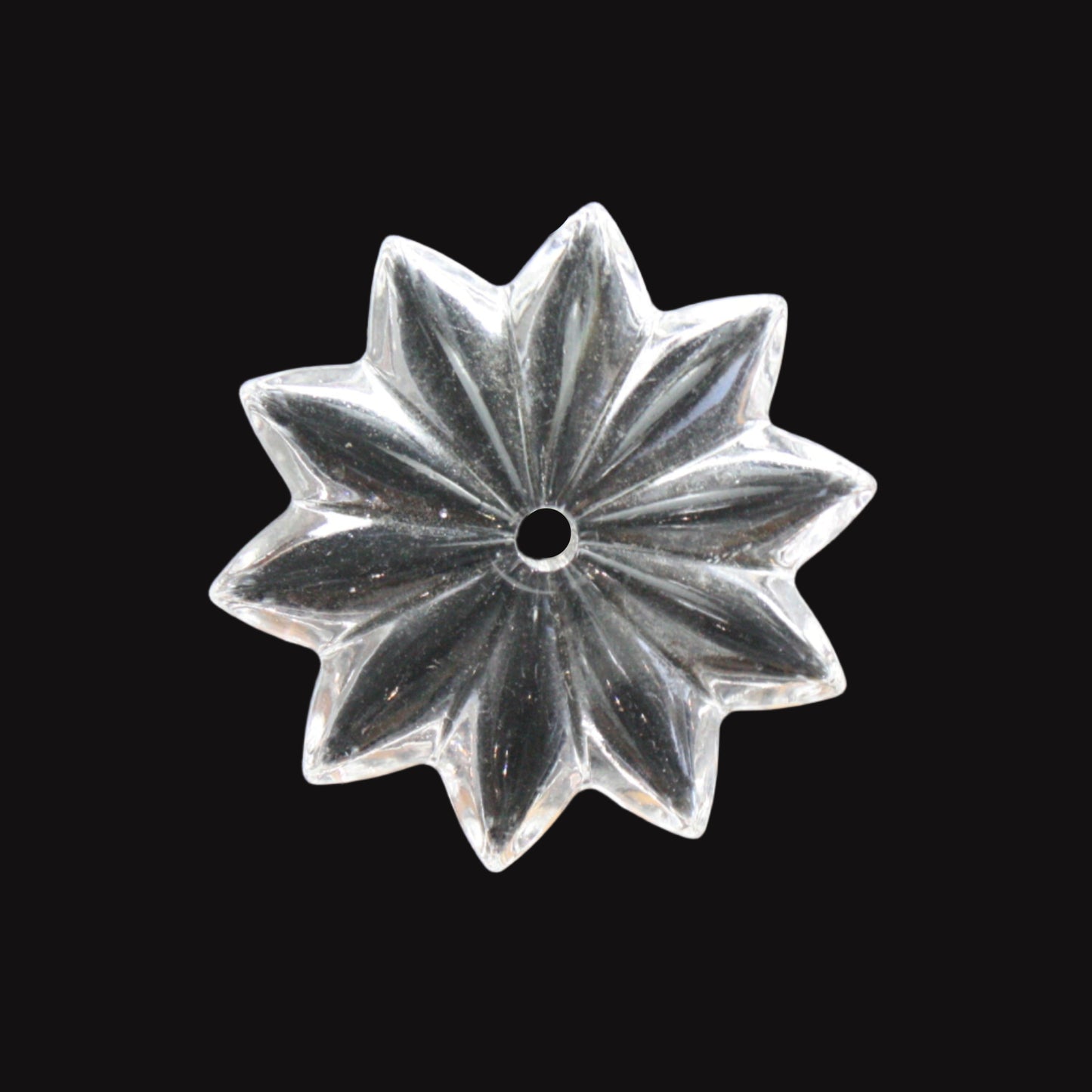 Crystal 10-Point Star w/ Center Hole