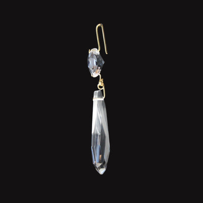 2" Crystal Prism w/ Top Bead