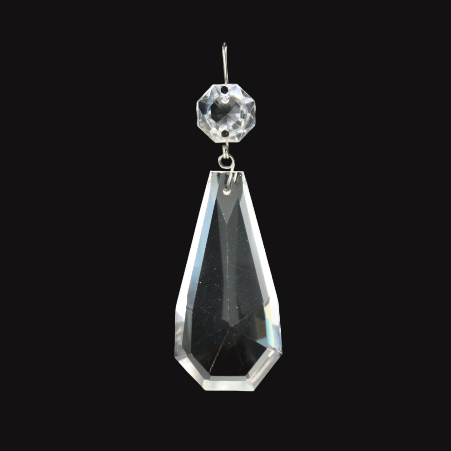 8-Sided Coffin Prism w/ Top Bead