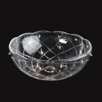 8" Criss-Cross Pressed Bobeche