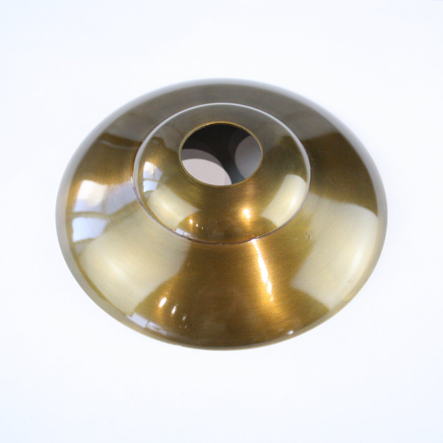 4-7/8" Antique Brass Canopy (1-1/8" center hole) (Blemished)